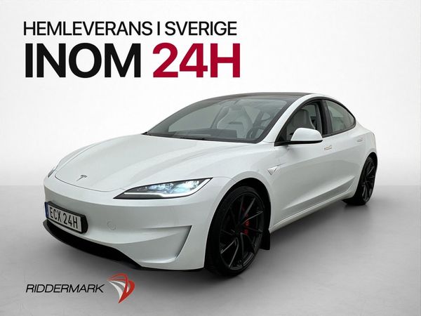Tesla Model 3 Performance AWD Autopilot Värmare Svensksåld - 2024