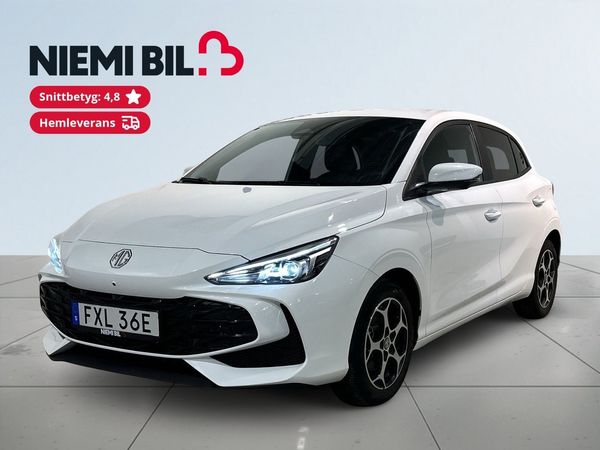 MG 3 Hybrid+ Luxury Carplay 360° GPS Pvärm S/V-hjul MOMS - 2024