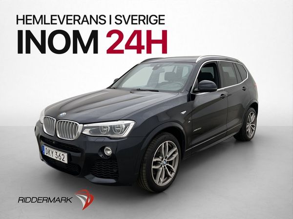 BMW X3 xDrive30d 258hk M Sport Pano H/K Drag Kamera Värmare - 2017