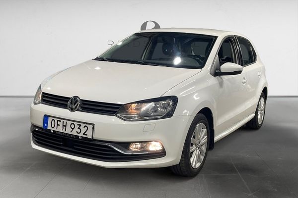 Volkswagen Polo 1.2 TSI 90 HK BLUETOOTH 360KR/ÅR NYSERVAD 15100MIL 15" - 2017
