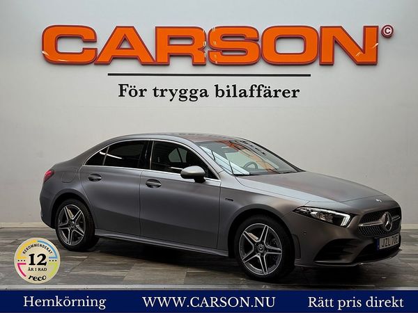 Mercedes A250 e Sedan 8G-DCT AMG Line Backkamera 218hk - 2021