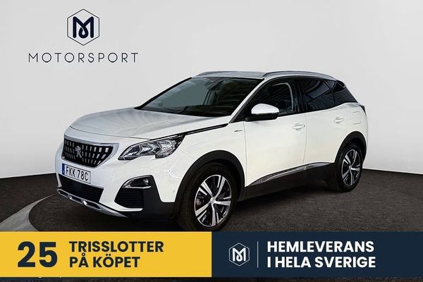 Peugeot 3008 GT HYBRID Aut Farthållare Dragkrok Carplay Navigation - 2020
