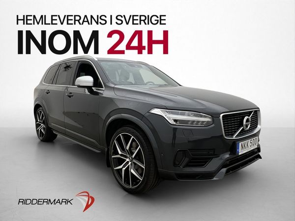 Volvo XC90 T8 AWD R-Design 7-Sits B&W HUD Luft Drag Pano 360 - 2018