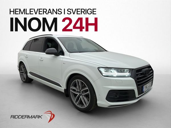 Audi Q7 3.0 TDI Q 272hk S-Line 7-sits Cockpit Luft BOSE Värm - 2018