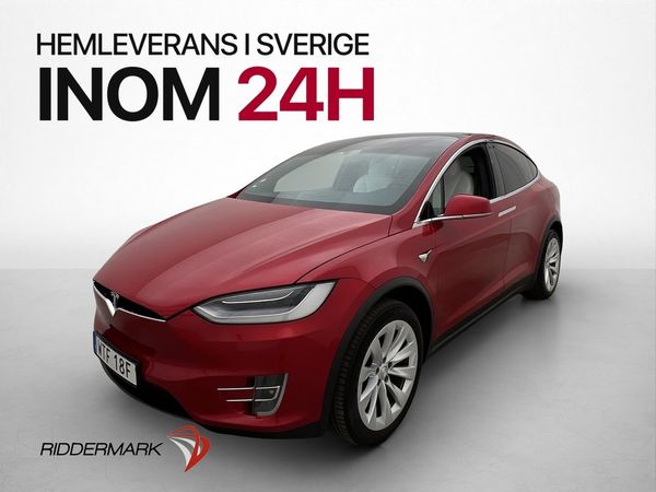Tesla Model X Long Range Autopilot Ljus Interiör Dragkrok - 2020