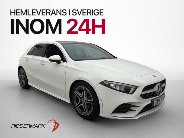 Mercedes A180 AMG Värmare Pano Wide Midline Kamera Navi - 2019
