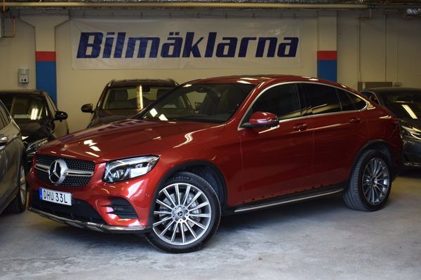 Mercedes GLC220 d Coupé 4MATIC AMG Line BURMESTR/VÄRM/DRAG/360°/S&V - 2019