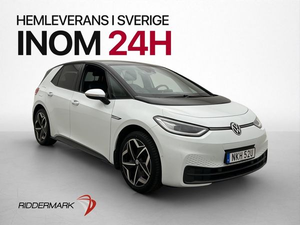 Volkswagen ID.3 Pro S Style Plus Värm Kamera Massage CarPlay - 2022
