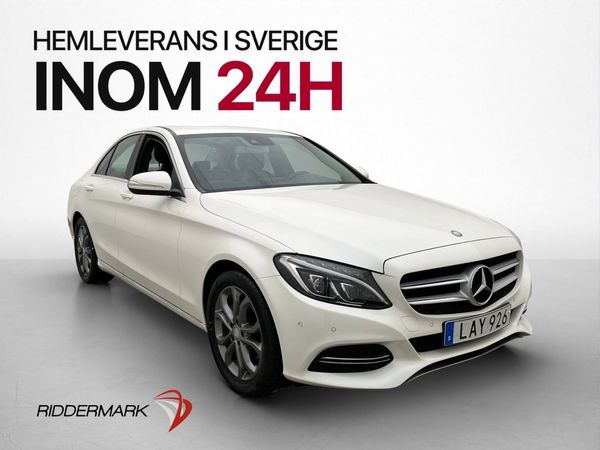 Mercedes C200 184hk Avantgarde Kamera Halvskinn - 2015