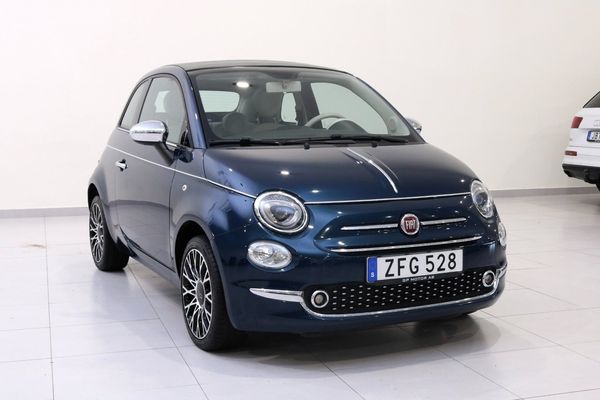 Fiat 500 C 1.2 8V Lounge Cab / PDC / Farthållare - 2018