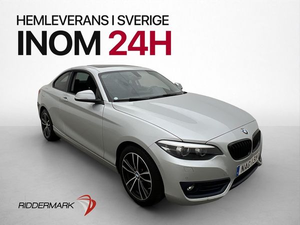 BMW 220 d xDrive Coupé 190hk Sportline Taklucka Värm Kamera - 2020