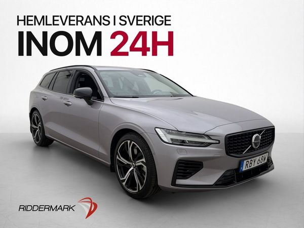 Volvo V60 T6 Plus Dark Pano h/k 360° Drag Moms 399hk - 2026