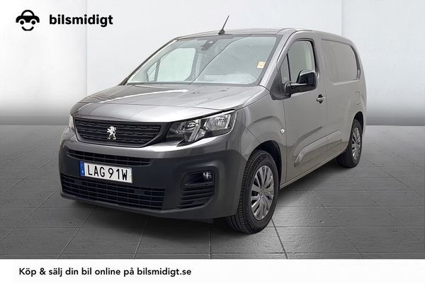Peugeot e-Partner L2 50 kWh Inredd 3-sits Navi Kamera PDC MOMS 136hk - 2024