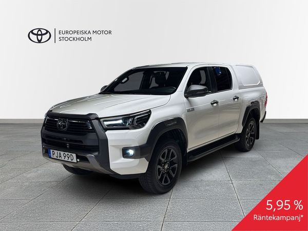 Toyota Hilux Dubbelhytt 2.8 D-Cab Aut. 4WD Invincible //Veckans Klipp! - 2024