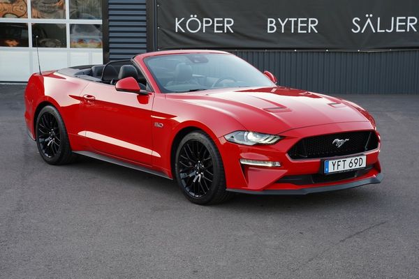 Ford Mustang GT Convertible V8 450HK / B&O / 1.488 mil / Svensksåld - 2022