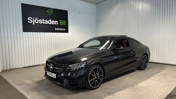 Mercedes C300 Coupé AMG 258hk Sv-såld Burmester Pano - 2020