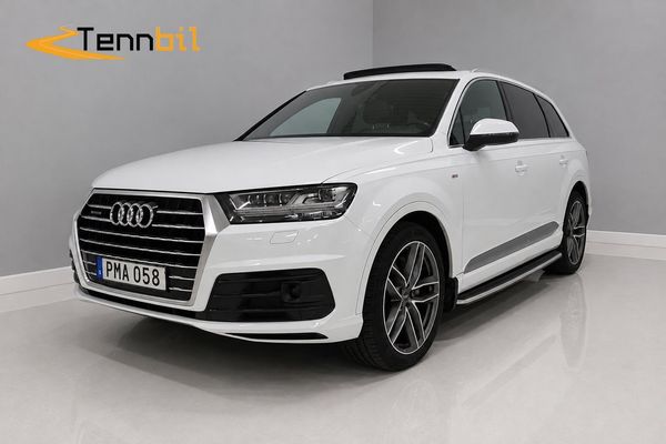 Audi Q7 7-Sits 3.0 TDI V6 Quattro S-line Drag Pano BOSE Adap-f - 2018