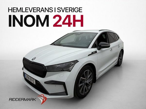 Skoda Enyaq 80x 265hk Sportline Värmare Kamera CarPlay MOMS - 2023