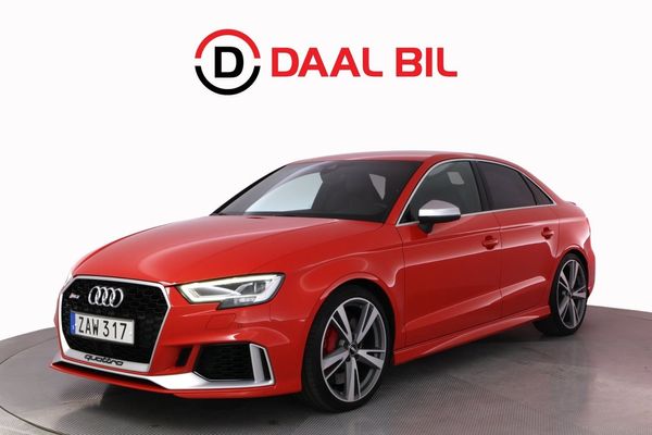 Audi RS3 SEDAN 2.5 TFSI QUATTRO 400HK COCKPIT B&O® B-KAMERA NAVI - 2018