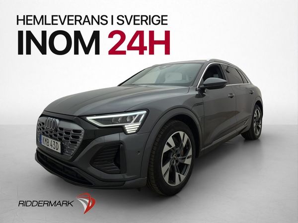 Audi Q8 55 e-tron Q S-Line B&O Pano 360° Drag Skinn Luftfjäd - 2024