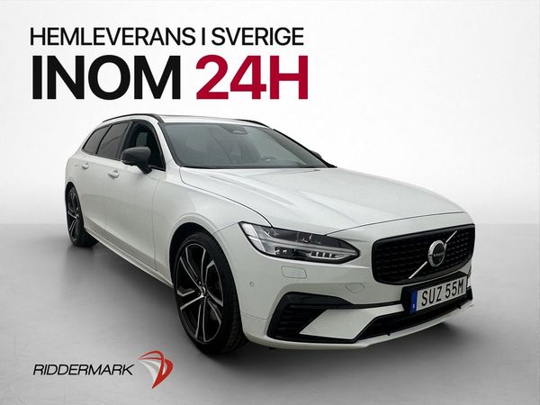 Volvo V90 T8 AWD R Design Värmare Pano B&W HUD 360° Drag - 2022