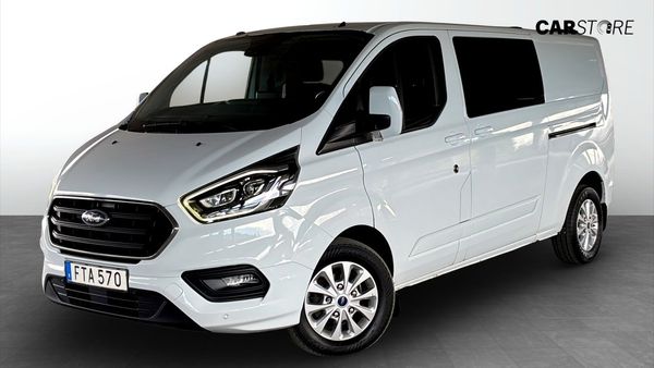 Ford Transit Custom 300 CREW VAN LIMITED 170HK VÄRMARE DRAG - 2019