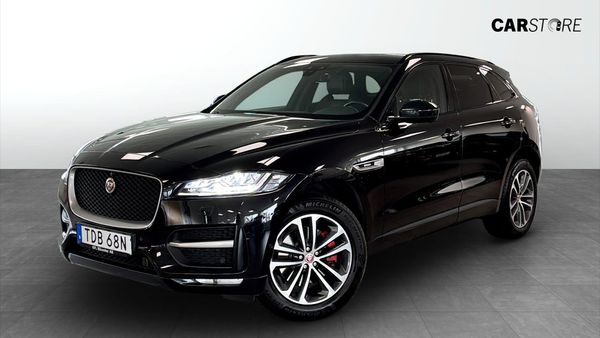 Jaguar F-Pace 30T R-SPORT AWD 300HK VÄRMARE DRAG KAMERA NAVI - 2019