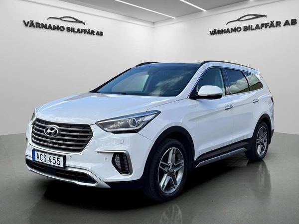 Hyundai Grand Santa Fe 2.2 CRDi 200HK 4WD Automat 7-Sits Panorama Navi Drag - 2017
