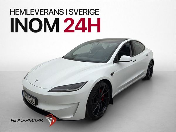 Tesla Model 3 Performance Värmepump Autopilot Svensksåld - 2025
