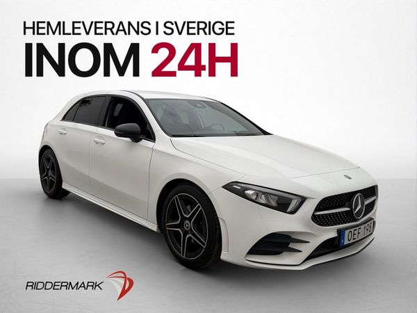Mercedes A200 163hk AMG Kamera Bluetooth Svensksåld - 2019