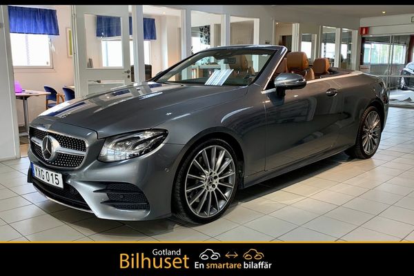 Mercedes E350 d Cabriolet, AMG Line, Mycket välskött - 2018