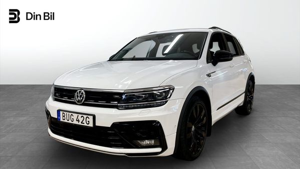 Volkswagen Tiguan TDI 190 DSG 4M/Black R-Line/Dragpkt/Värmare/Ergost - 2020