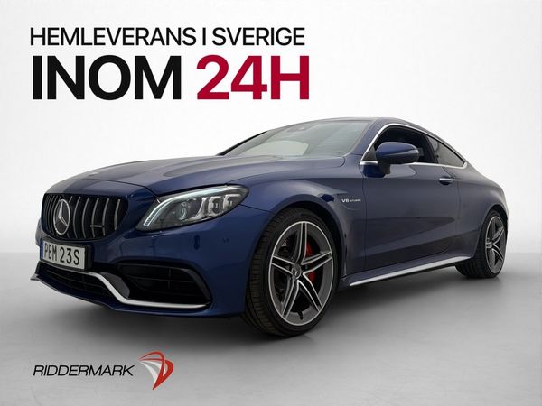 Mercedes C63 AMG S Coupé 510hk Panorama En-brukare MOMS - 2020
