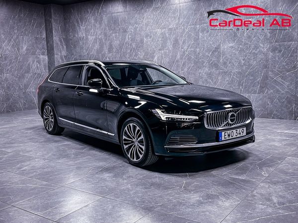 Volvo V90 Recharge T6 AWD Core Bright 350hk CarPlay Kamera MOMS - 2023