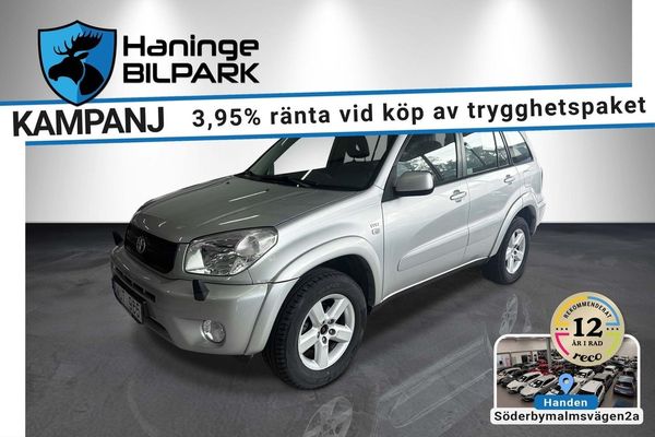 Toyota RAV4 2.0 VVT-i 4WD Aut Läder Farthållare/ SUPERDEAL 3,95% - 2005