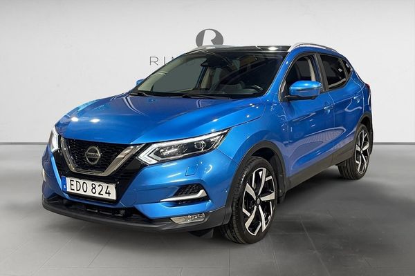 Nissan Qashqai 1.2 DIG-T 115 AUT TEKNA HK NAVI PANO 360° 756KR/ÅR 19" - 2018