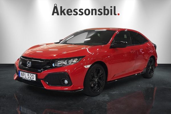 Honda Civic 5-dörrar 1.0 Manuell, 126hk LÅG SKATT - 2018