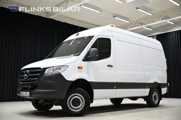 Mercedes Sprinter 316 4x4 Servicebil|Inredning|Kran|Uppvärmt-Skåp|Leasbar - 2020