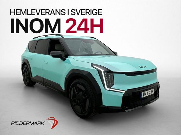Kia EV9 AWD GT-Line 6-Sits Pano Meridian HUD Drag MOMS 360° - 2024