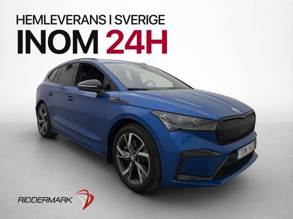 Skoda Enyaq 80x 265hk Sportline Värmare Dragkrok Kamera MOMS - 2023