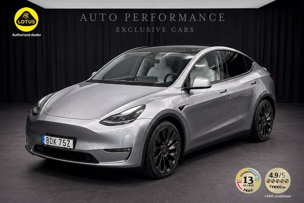 Tesla Model Y Performance 534hk Dragkrok / Hemleverans / - 2024