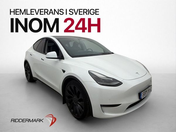 Tesla Model Y Performance 534hk Autopilot Kamera Pano - 2022