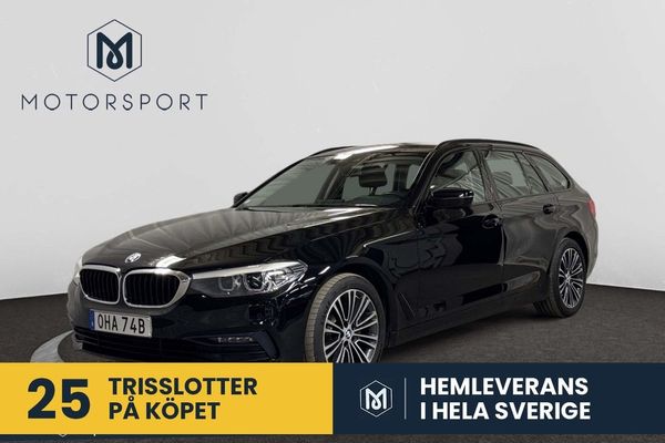 BMW 520 d Touring Aut Sport line 190hk Navigation Dragkrok Apple - 2020