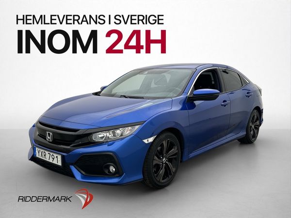 Honda Civic 126hk Elegance Kamera Navi 6247 Mil! *SE SKICK* - 2018