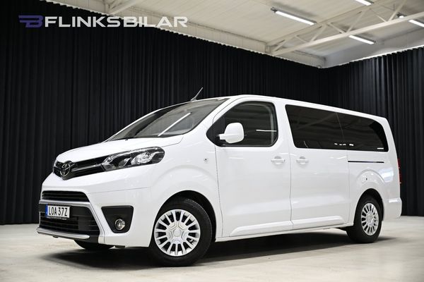Toyota Proace Verso 2.0 D-4D 144HK Lång|9-Sits|Dubbeldörr|Lågmil|Leasbar - 2024