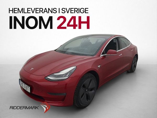 Tesla Model 3 Long Range AWD Pano AP Svensksåld - 2019