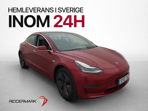 Tesla Model 3 Long Range AWD Pano AP Svensksåld - 2019