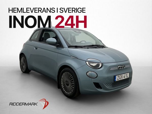 Fiat 500e 42 kWh ICON Kamera Navi CarPlay Farthållare - 2021