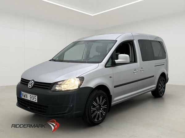 Volkswagen Caddy Maxi Life 102hk Värmare Drag 7-Sits LÅGAMIL - 2014