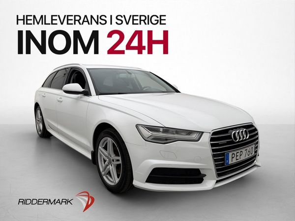 Audi A6 2.0 TDI Q 190hk P-Sensorer Farthållare Drag - 2017